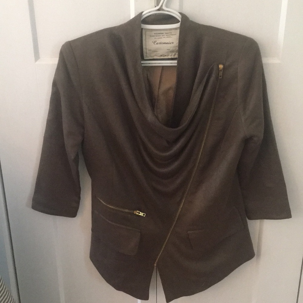 Cartonier knit military style jacket, all seasons